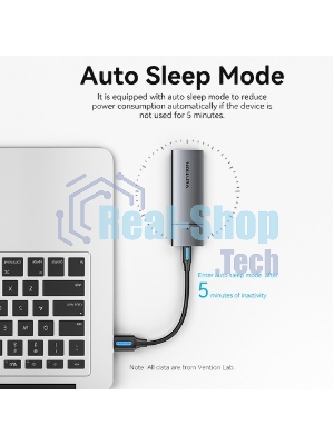 Корпус для SSD Vention USB 3.1 Gen 2-C M.2 NGFF (B-Key/B&M Key) Серый