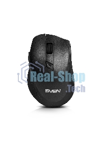 Мышь беспроводная SVEN RX-425W черный, 1600 dpi, радиоканал, USB, кнопки - 6