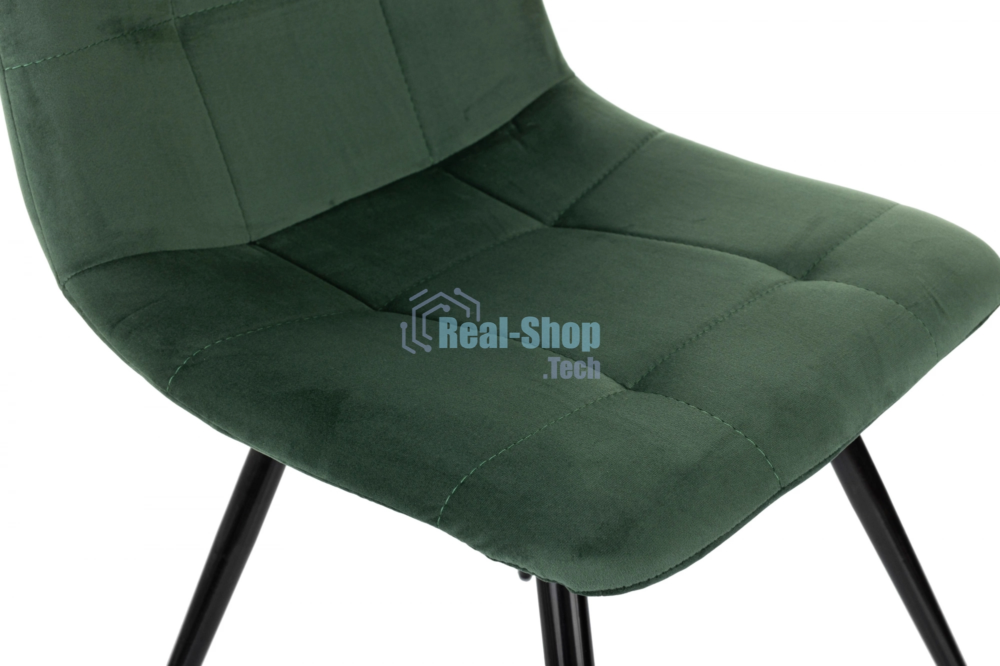 Стул для дома Бюрократ CH-K1_4 комплект 4 шт зеленый Holland 30 металл черный на ножках