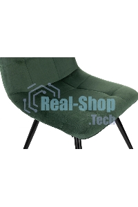 Стул для дома Бюрократ CH-K1_4 комплект 4 шт зеленый Holland 30 металл черный на ножках