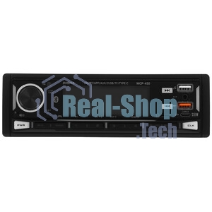 Автомагнитола Digma MCP-450, 1 DIN, Bluetooth, USB Type-A, AUX, пульт ДУ