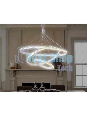 Светильник Ambrella light FA6157/3 WH белый 3000K/4200K/6400K 106W D700*890 (ПДУ РАДИО 2.4G)