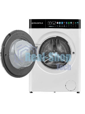 Стиральная машина Maunfeld MFWD1295WH05 белый, загрузка фронтальная 9 кг, 1200 об/мин., класс: В