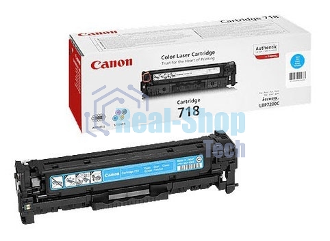 Картридж лазерный Canon Cartridge 718C (2661B002) голубой (2900 стр.) для Canon LBP7200/MF8330/8350