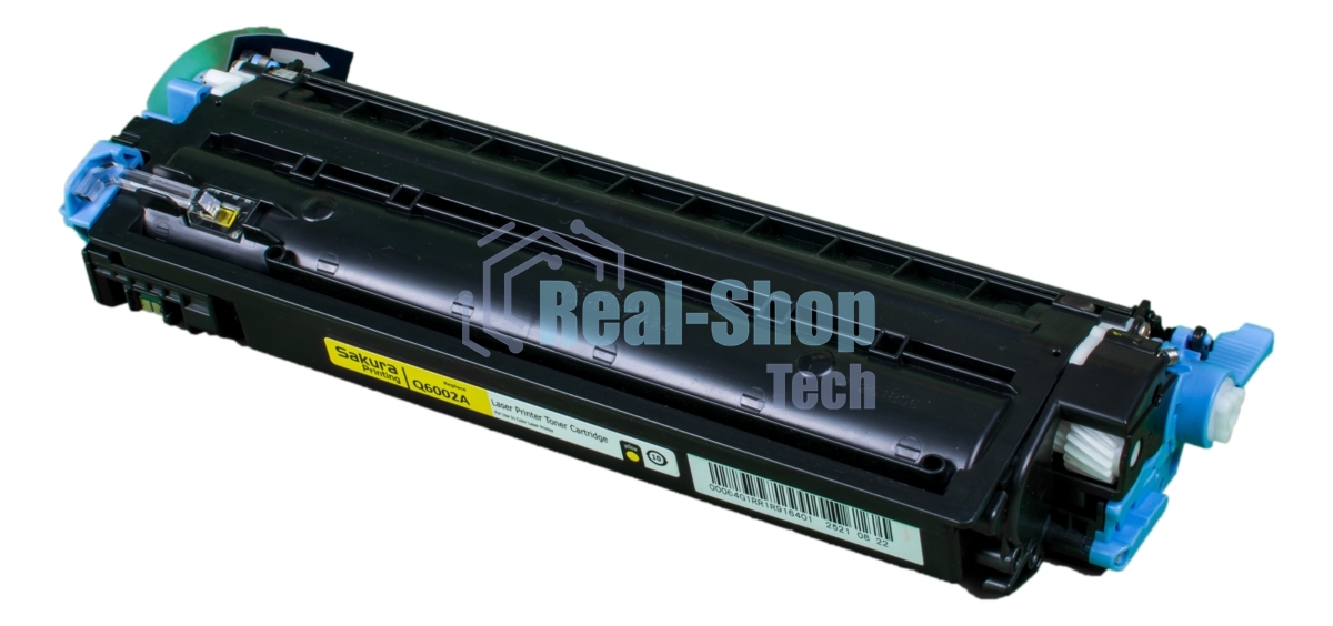 Картридж лазерный Sakura Q6002A для LaserJet 1600/2600n/2605/2605dn/2605dtn/CM1015MFP/CM1017MFP, желтый, 2000 к.