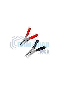 Зажим крокодил Rexant, длина 98 мм, ток 50A, 2 шт., пакет БОПП