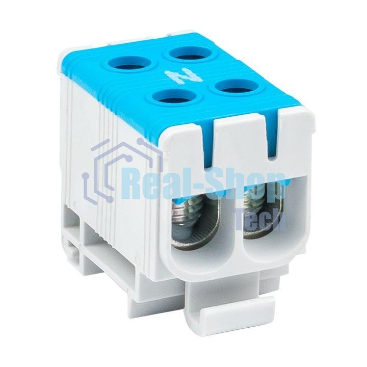 Клемма силовая вводная двойная КСВ 16-50 синяя EKF PROxima plc-kvs2-16-50-blue EKF