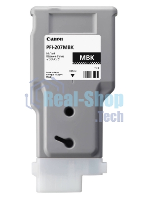 Картридж струйный Canon PFI-207 MBK черный матовый для для iPF680/685/780/785 300мл (8788B001)