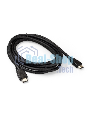 Кабель HDMI Exegate EX287731RUS EX-CC-HDMI2-3.0 (19M/19M, HDMIv2.0, 3м, 4K UHD, Ethernet, позолоченные контакты)