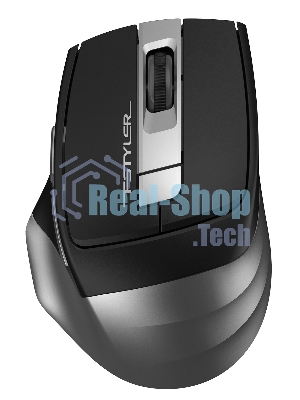 Мышь беспроводная A4Tech Fstyler FG35 серый/черный, 2000 dpi, радиоканал, USB, кнопки - 6