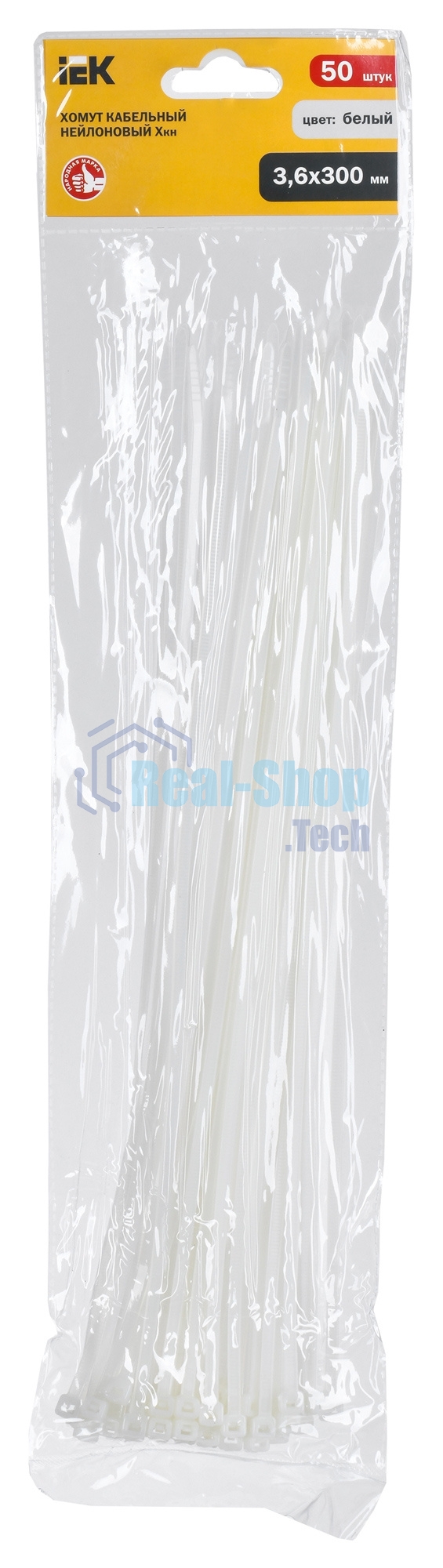 Хомут Iek UHH20-D036-300-050 3,6х300 мм нейлон (50 шт)