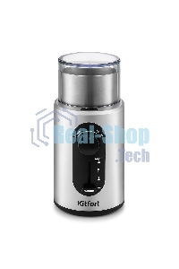 Кофемолка Kitfort KT-748 200Вт сист.помол.:ротац.нож вместим.:70гр нержавеющая сталь/черный