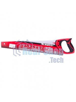 Ножовка по дереву Matrix, 500 мм,7-8 TPI,зуб-3D,каленый зуб,тефл.покр.полотна,2-х комп.рук-ка