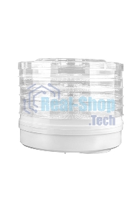 Сушилка для овощей и фруктов Blackton Bt FD1114 White-green, Мощность 245 Вт, Регулировка температуры 35-70 °С, 5 основых поддонов, 2 дополнительных поддона для пастилы, Конвективная сушка, Сохраняет максимум витаминов и питательных веществ в овощах, фрук