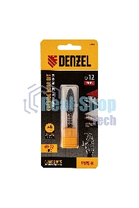 Борфреза по металлу Denzel твердосплавная, элипсообразная, тип-H, 12 мм