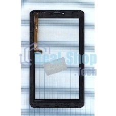 Сенсорное стекло (тачскрин) для Irbis TZ761, черное с рамкой