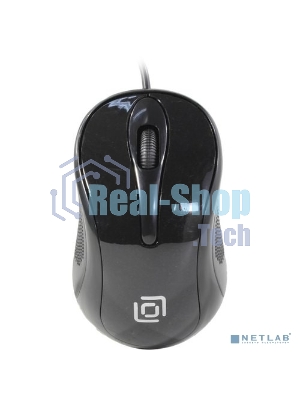 Мышь проводная Oklick 385M черный, 1000 dpi, USB, кнопки - 3