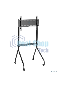 Мобильная стойка напольная Kromax OMEGA-13 черный, 1 шт/уп, Мобильная стойка напольная для TV 32