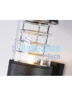 Светильник Ambrella light ST2522 BK/CL черный/прозрачный IP54 E27 max 40W 200*110*155