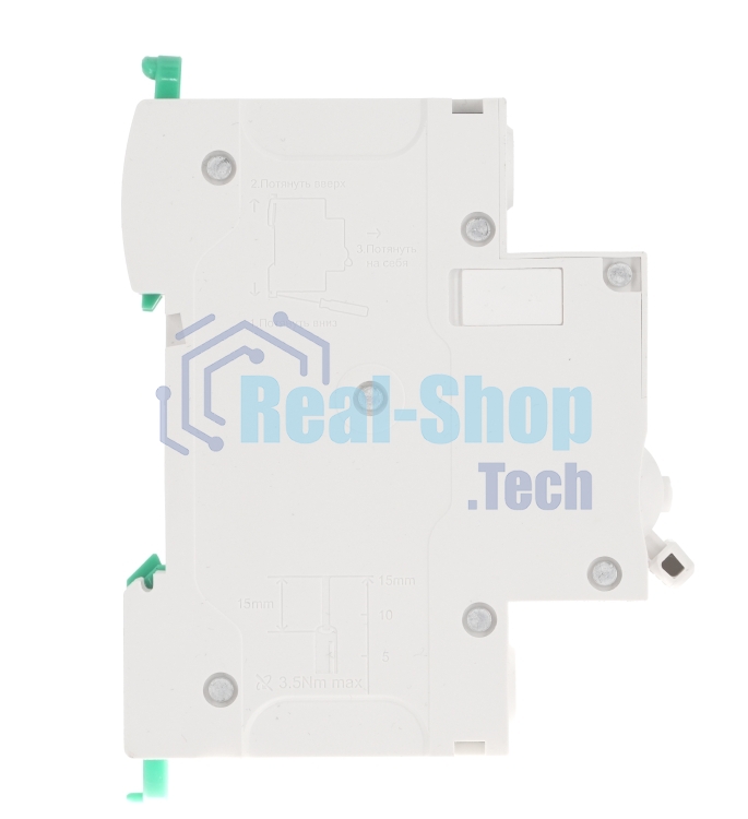 Автоматический выключатель дифф. тока (АВДТ) Systeme Electric S9D51616 Systeme9 1P+N C 16A 6kA 30мА Тип-AC 230В