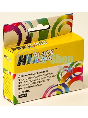 Картридж Epson Stylus SX230/235W/SX420W/SX425W/BX305F (Hi-Black) new, C13T12914010, BK