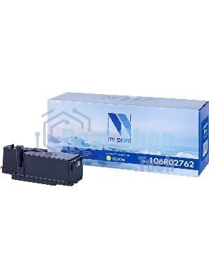 Картридж лазерный NVPrint совместимый Xerox 106R02762 Yellow для Phaser 6020/6022/WorkCentre 6025/6027 (1000k)