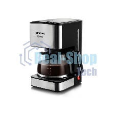 Кофеварка капельная Centek CT-1144 серебристый/черный, исп. кофе - молотый, 0.8 л, 680 Вт.