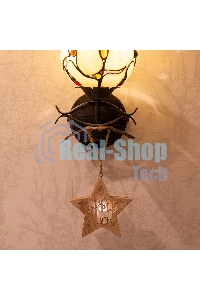 Деревянная фигурка Neon-night с подсветкой 