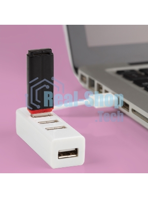 Разветвитель USB Rexant на 4 порта белый