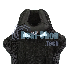 Кресло игровое Бюрократ VIKING 4 AERO BLACK EDITION черный искусст.кожа/ткань