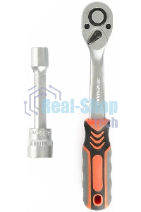 Набор торцовых головок PATRIOT SSR-1/2, CrV сталь, трещотка, удлинитель, 12 предм.Тороцовые головки 10 шт: 10,11,12,13,14,15,17,19,22,24мм удлинитель 125мм 1шт трещотка 72 зуба 1 шт