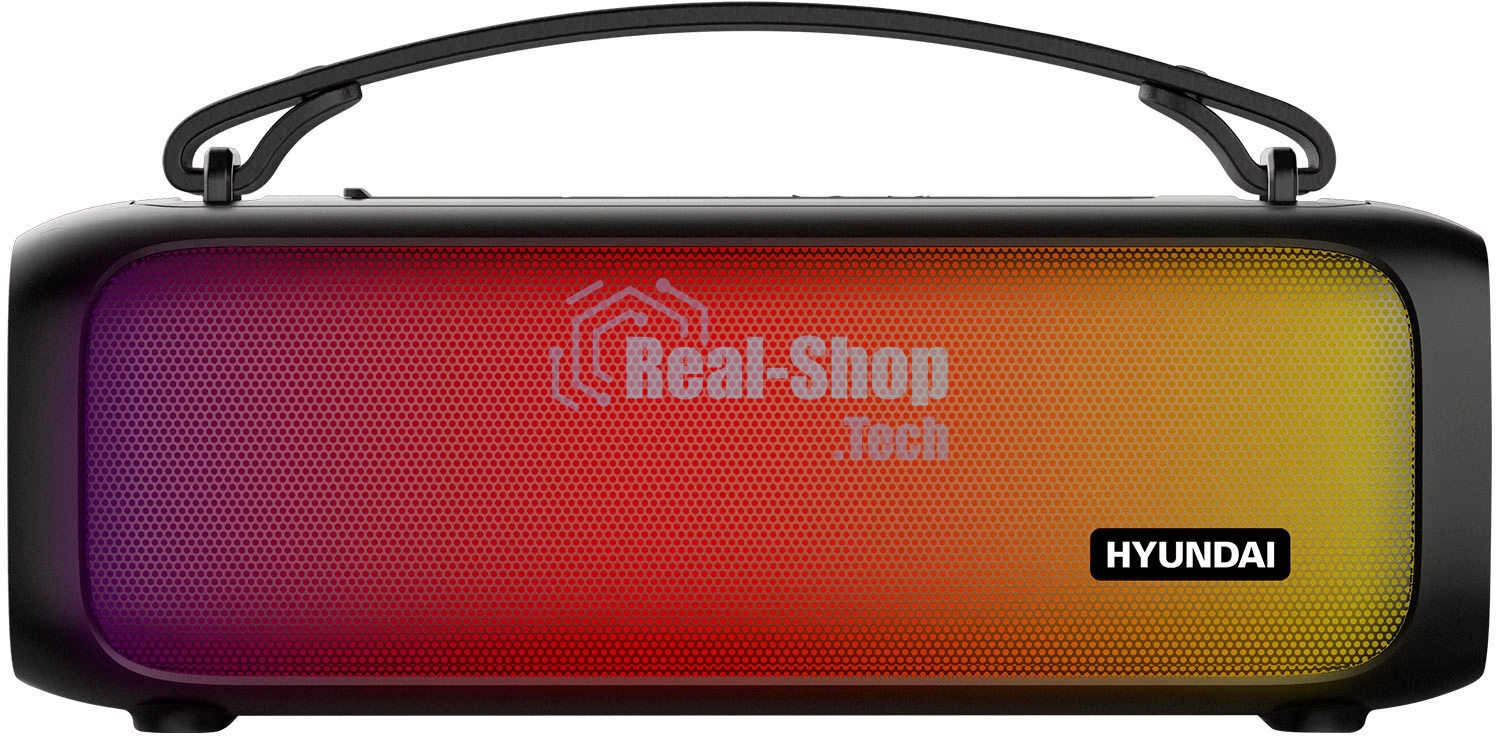 Портативная колонка Hyundai H-PS1020 черный 16W 2.0 BT 10м 1500mAh