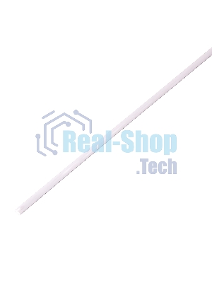Трубка термоусаживаемая ТУТ 3,0/1,5мм, белая, упаковка 50 шт. по 1м, PROconnect
