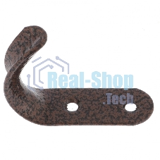 Крючок-вешалка №7, антик медь, 10 шт. (Металлист) Россия