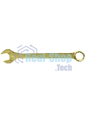 Ключ комбинированный Сибртех, 27 мм, желтый цинк 14987