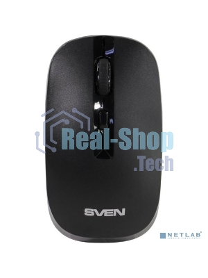 Мышь беспроводная SVEN RX-260W черный, 1600 dpi, радиоканал, USB, кнопки - 4
