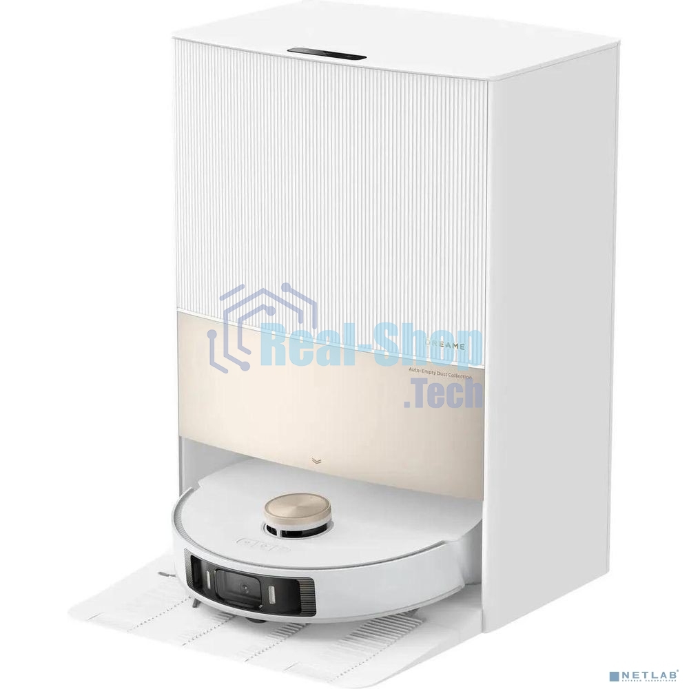 Робот-пылесос DreameBot RLX41CE L20 Ultra Complete белый, 75 Вт, 6400 мА·ч Li-Ion, уборка сухая/влажная, пылесборник контейнер 0.35 л