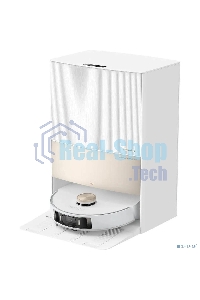 Робот-пылесос DreameBot RLX41CE L20 Ultra Complete белый, 75 Вт, 6400 мА·ч Li-Ion, уборка сухая/влажная, пылесборник контейнер 0.35 л