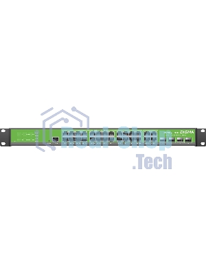 Коммутатор Digma DSP724G-4C-R300, 24×1 Гбит/с + 4×1 Гбит/с Combo, управляемый