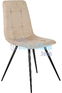 Стул для дома Бюрократ CH-K1_4 комплект 4 шт бежевый Holland 06 металл черный на ножках