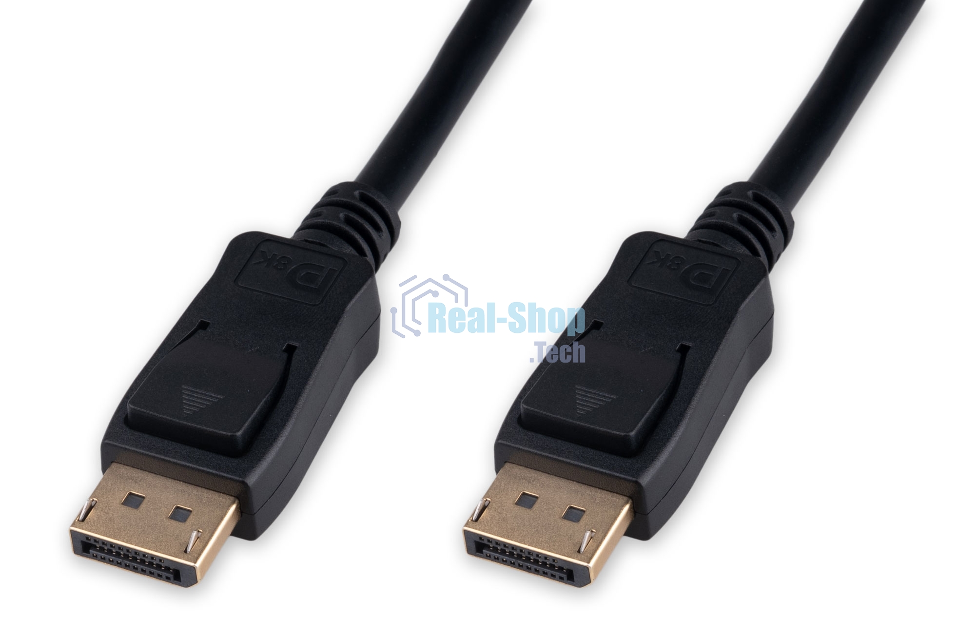 Кабель DisplayPort Cablexpert CC-DP8K-2M, 20M/20M, v1.4, 8К, медь, тройной экран, 2м, черный, пакет
