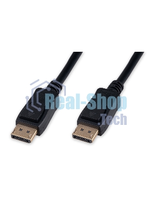 Кабель DisplayPort Cablexpert CC-DP8K-2M, 20M/20M, v1.4, 8К, медь, тройной экран, 2м, черный, пакет