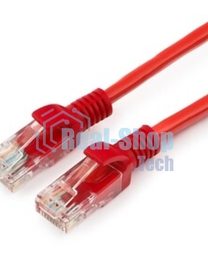 Патч-корд UTP Cablexpert cat.5e, 1.5м, литой, многожильный, красный