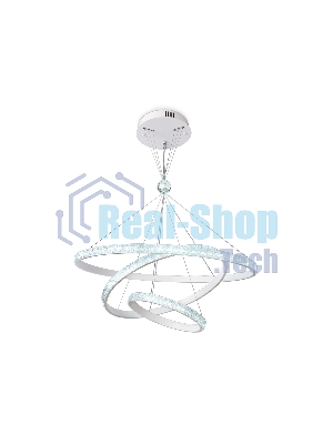 Светильник Ambrella light FA6157/3 WH белый 3000K/4200K/6400K 106W D700*890 (ПДУ РАДИО 2.4G)