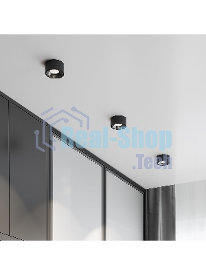 25095/LED / светильник встраиваемый светодиодный / черный