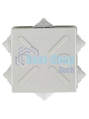 Коробка КМ41235 распаячная IEK UKO11-085-085-040-K41-44 для о/п 85х85х40 мм IP44 (RAL7035, 6 гермовводов)