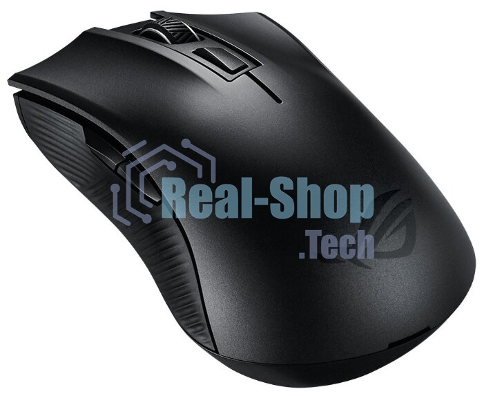 Мышь беспроводная ASUS ROG Strix Carry черный, 7200 dpi, радиоканал, Bluetooth, USB, кнопки - 6