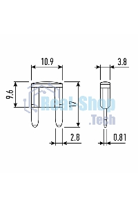 Предохранитель автомобильный Rexant 