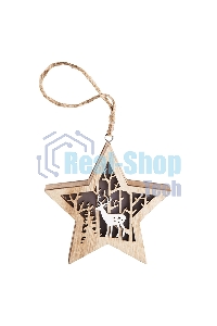 Деревянная фигурка Neon-night с подсветкой 