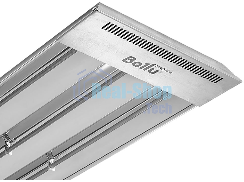 Обогреватель инфракрасный Ballu BIH-Т-6.0 серый, 6000 Вт, 60 м2